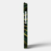 Green Gold Aum Swirl New age Case-Mate iPhone Case (Achterkant / Links)