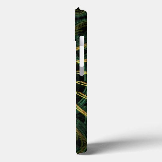 Green Gold Aum Swirl New age Case-Mate iPhone Case (Achterkant / Links)