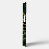 Green Gold Aum Swirl New age Case-Mate iPhone Case (Achterkant / Rechts)