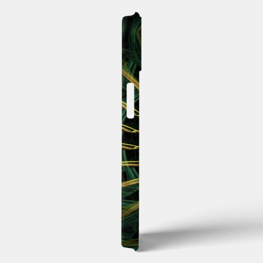 Green Gold Aum Swirl New age Case-Mate iPhone Case (Achterkant / Rechts)