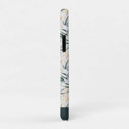 Green Gold Bamboe Patroon (Waterverf) Case-Mate iPhone Case (Achterkant/rechts)