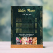 Green Gold Beauty Nail Salon Prix du menu (Neutre)