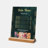 Green Gold Beauty Nail Salon Prix du menu (Angle)