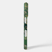 Green Gold Circuit Board Personalized  Case-Mate iPhone Case (Achterkant / Rechts)