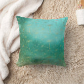 Green & Gold Dandelion Cushion Kussen (Deken)