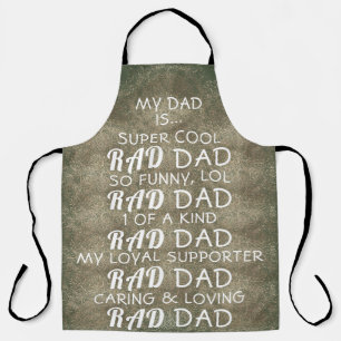Green Gold Festive RAD DAD VADERDAG Schort