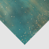 Green Gold Glitter Sparkle Kerstmis Tissuepapier (Detail)