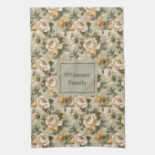 Green Gold Personalized Kitchen Towel Chic Look Theedoek (Verticaal)