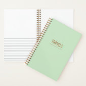 Green & Gold Reisjournaal Notitieboek (Binnen)