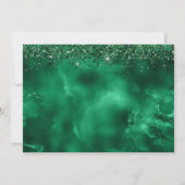 Green & Gold Sweet 16 Girl Birthday Invitation (Dos)