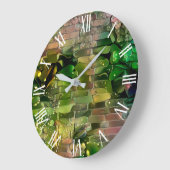 Green Gold Wall Art Dream Grote Klok (Hoek)