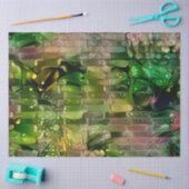 Green Gold Wall Art Dream Tissuepapier (Craft)