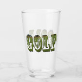 Green Golf Afbeelding Logo, Glas (Achterkant)