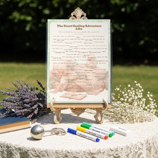 Green Goose Libs Baby Shower Group game