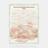 Green Goose Libs Baby Shower Group game Acryl Bord (Voorkant)