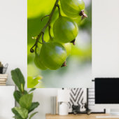 Green Gooseberries CC0208 Wake Up Poster (Bureau à domicile)