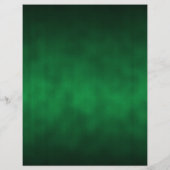 Green Gothic Ombre Background Art Flyer (Achterkant)
