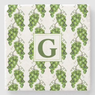 Green Grapes Stone Onderzetter