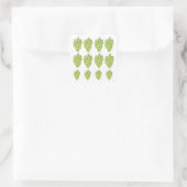 Green Grapes Vierkante Sticker (Tas)