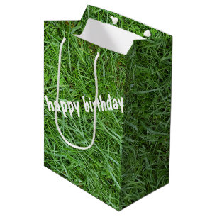 Green Grass Birthday Medium Cadeauzakje