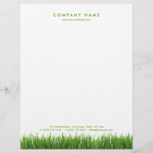 Green Grass Business briefhead Briefhoofd Ontwerp