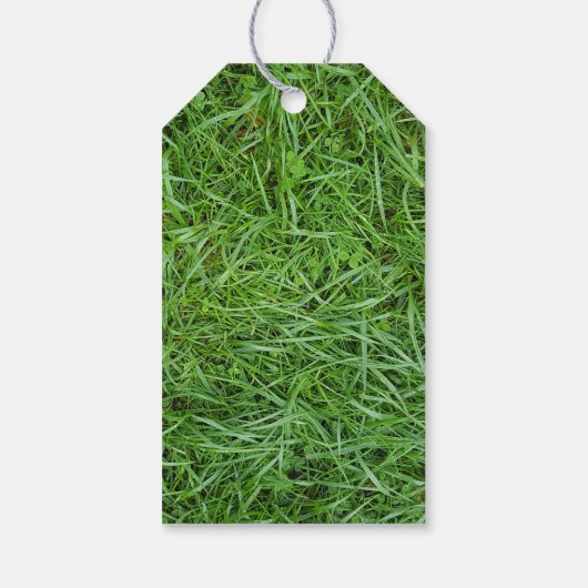 Green Grass Cadeaulabel (Achterkant)