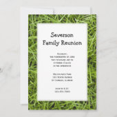 Green Grass Family Reunion Invitation (Devant)