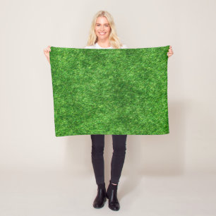 Green Grass Fleece Deken