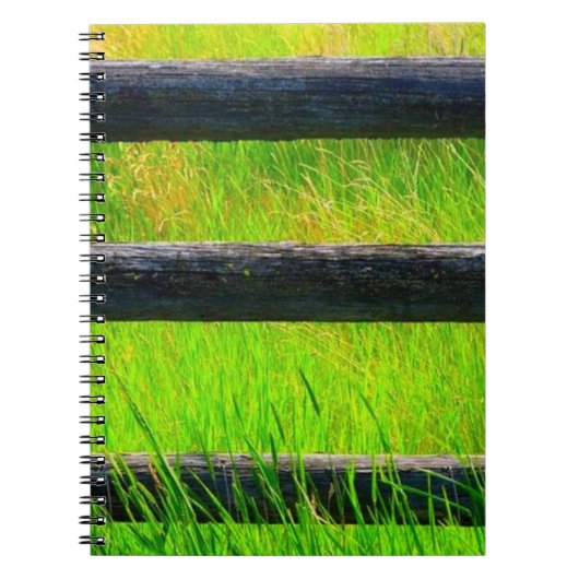 Green Grass-laptop Notitieboek (Voorkant)