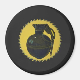 Green Grenade Magneet