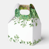 Green grenst aan St. Patricks Day Ierse bruiloft Bedankdoosjes (Achterkant)