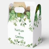 Green grenst aan St. Patricks Day Ierse bruiloft Bedankdoosjes (Geopend)