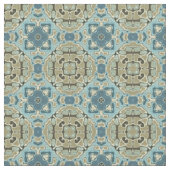 Green Grey Blauwgroen Blue Ochre Hip Orient Bali A Stof (Close Up)