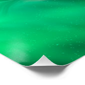 Green Grey Wolf Spirit Animal Glossy Poster (Coin)