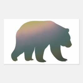 Green Grizzly Beer Gradient Sticker