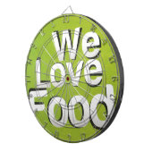Green Grub Club: We Heart Food Design Dartbord (Voorkant Rechts)