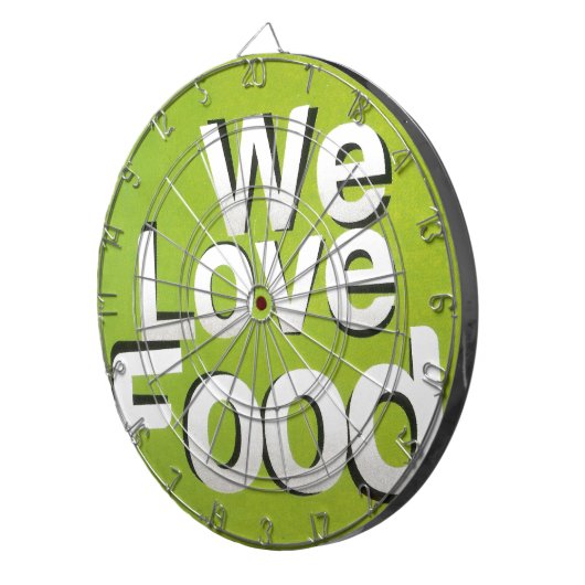 Green Grub Club: We Heart Food Design Dartbord (Voorkant Rechts)