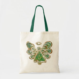 Green Guardian Angel Noël Sac fourre-tout de Noël