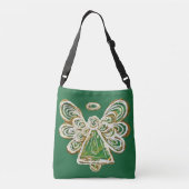 Green Guardian Angel Purse Vacances Croix Sacs de  (Dos)