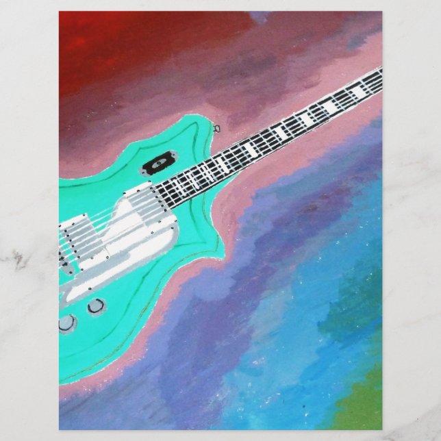 Green Guitar (Voorkant)