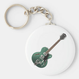 Green Guitar Sleutelhanger