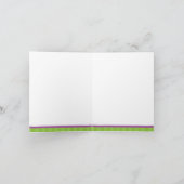 Green Gymnast Merci Cartes de notes (Intérieur)