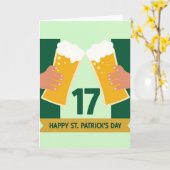 Green Hands Toast Pattern Card Kaart (Gele Bloem)