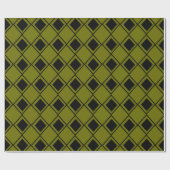 Green Harlequin Cadeaupapier (Vlak)