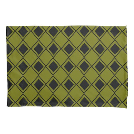 Green Harlequin Kussensloop (Voorkant)