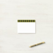Green Harlequin Post-it® Notes (Op bureau)