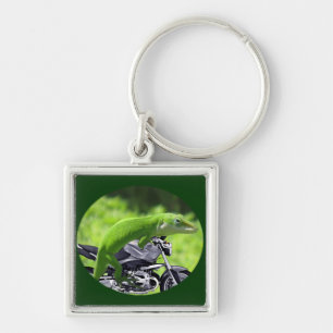 Green Hawaiian Gecko Rider Sleutelhanger