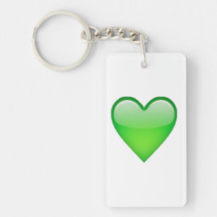 Green Heart - Emoji Sleutelhanger