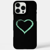Green Heart Essential Case-Mate iPhone Case (Achterkant)