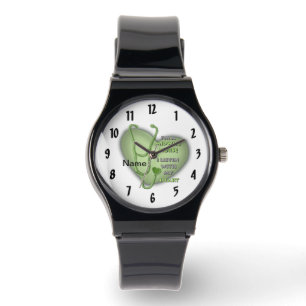Green Heart Midwoman Nurse montre